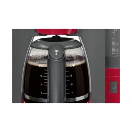 Cafetiera Bosch TKA6A044, capacitate 1.25 l, selector aroma, anti-picurare, oprire automata, program decalcifiere, rosu